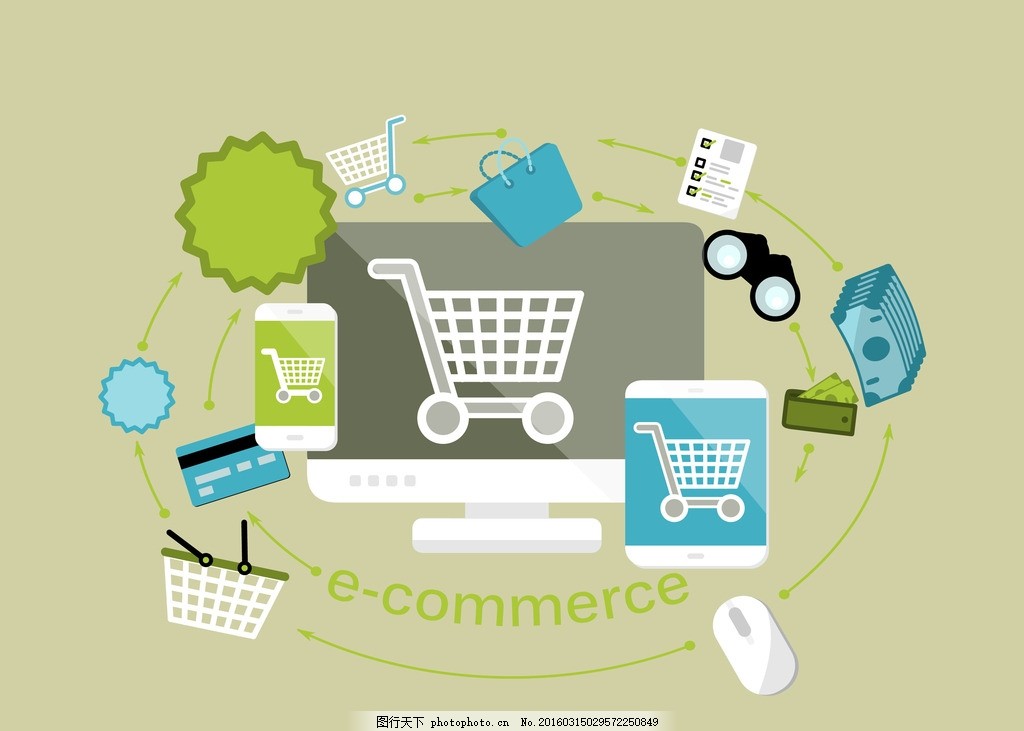 網(wǎng)購(gòu)新風(fēng)尚 扁平化插畫如何重塑移動(dòng)購(gòu)物體驗(yàn)